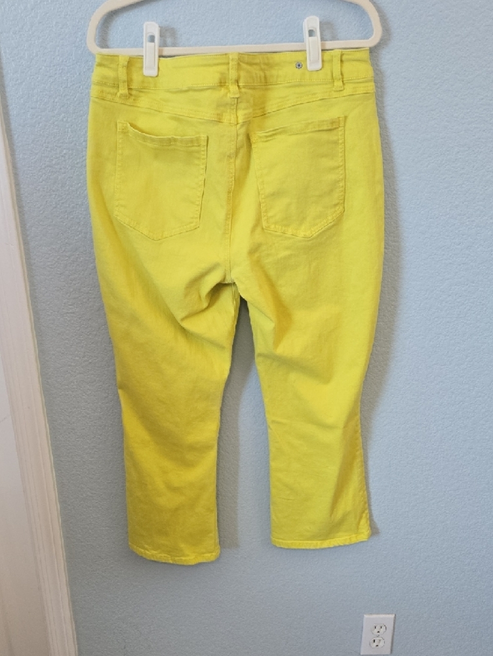 CAbi Sunshine Yellow Straight Leg Jeans - Picture 8 of 11
